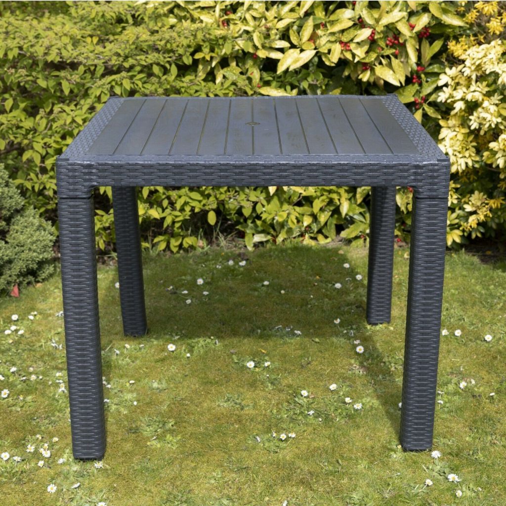 Garden Patio Furniture Bistro Set 4 Chairs Table Garden Coffee Set