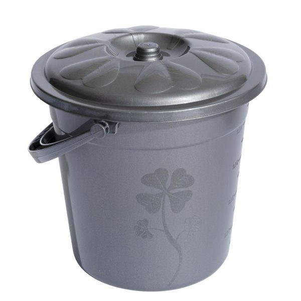 Variation of Plastic Bucket with Lid Handle Small Large Storage Bucket Bin Container Measures  aeed