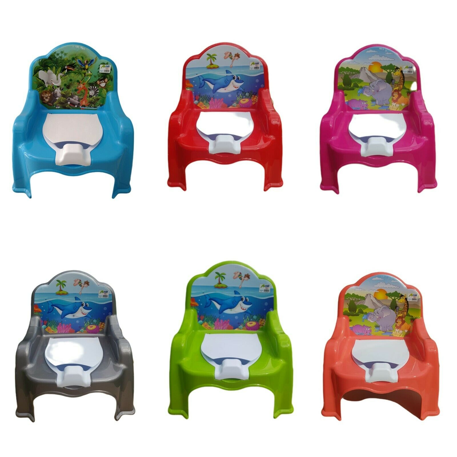 Baby Children Toddlers Kids Potty Training Chair Toilet Seat Plastic Lid