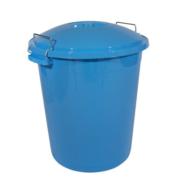 Variation of L Dustbin Clip Lid Bin Pet Food Container Garden Kitchen Waste Rubbish Bin  c