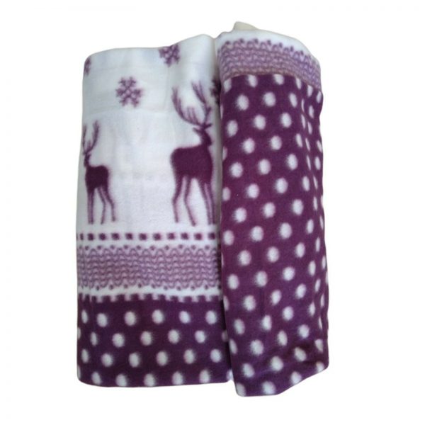 Large Fleece Polar Blanket Warm Sofa Bed Throw Christmas Xmas Winter Soft Gift