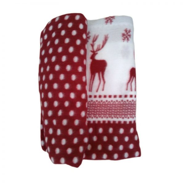 Large Fleece Polar Blanket Warm Sofa Bed Throw Christmas Xmas Winter Soft Gift