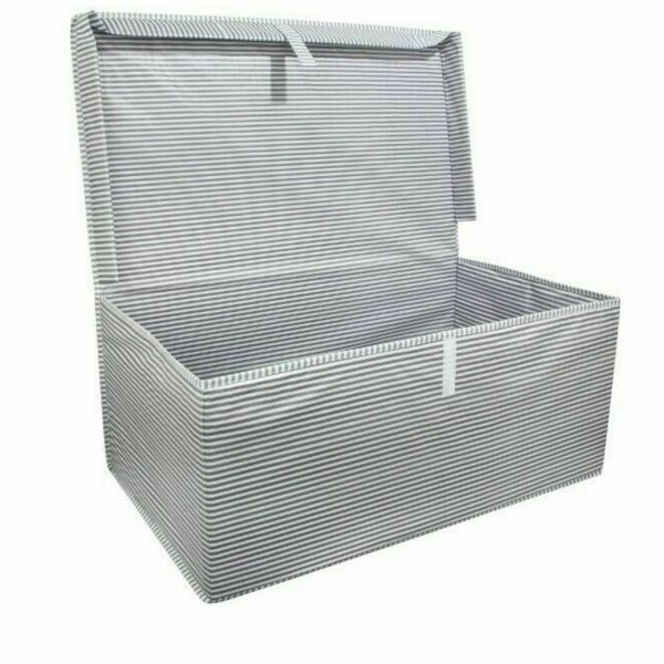 Variation of Collapsible Under Bed Clothes Storage Organiser Box Folding Storage Boxes Lidded  e