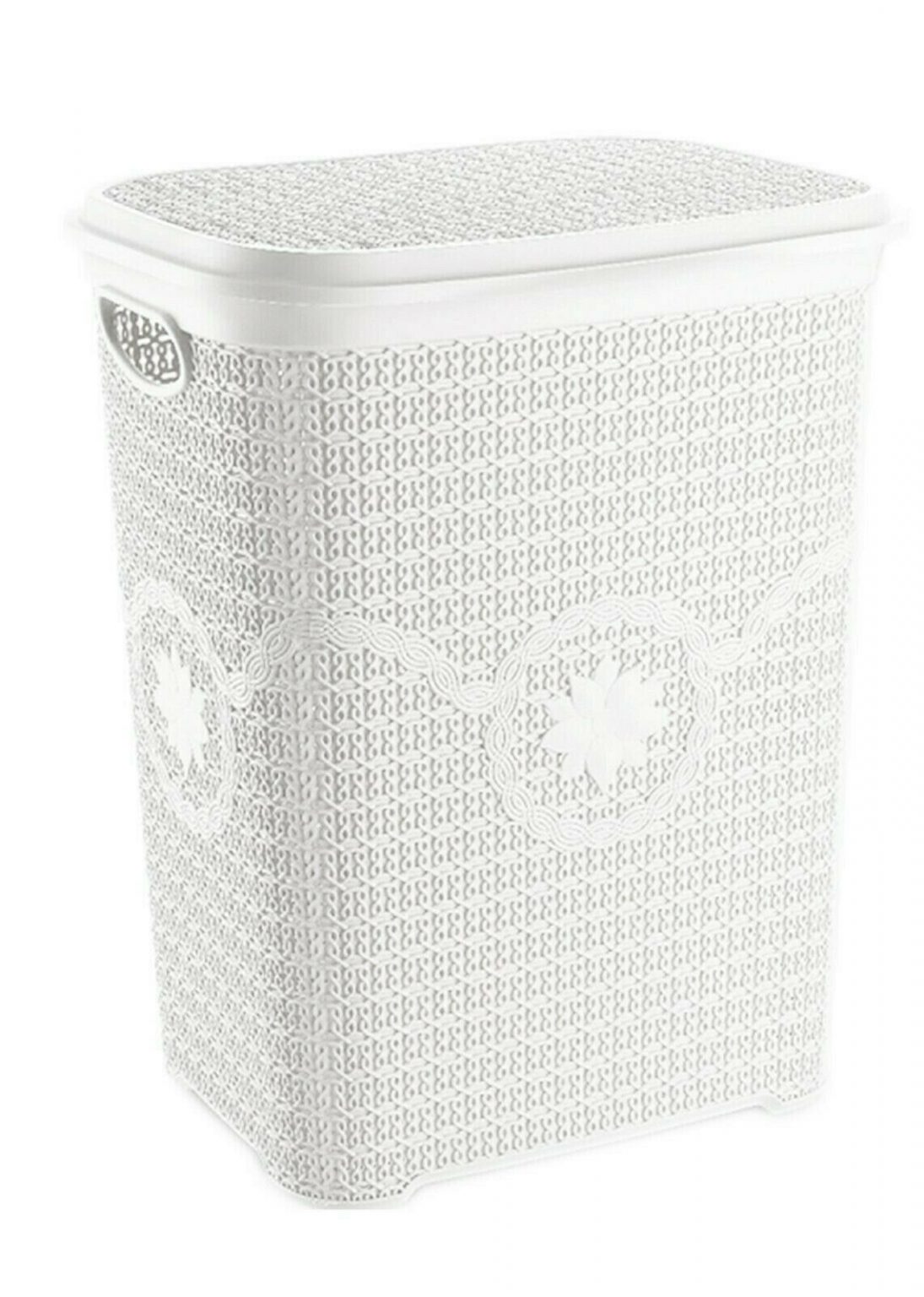 Large Plastic Laundry Basket Clothes Washing Bin Hamper Storage