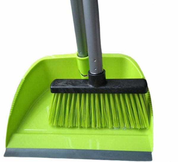 Variation of Long Handle Dustpan and Brush Set Floor Sweeping Brush Kitchen Bathroom Tidy Set  c