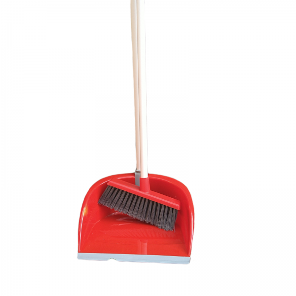 Variation of Long Handle Dustpan and Brush Set Floor Sweeping Brush Kitchen Bathroom Tidy Set