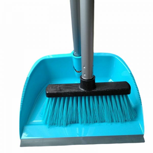 Variation of Long Handle Dustpan and Brush Set Floor Sweeping Brush Kitchen Bathroom Tidy Set  bca