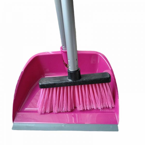 Variation of Long Handle Dustpan and Brush Set Floor Sweeping Brush Kitchen Bathroom Tidy Set  fa
