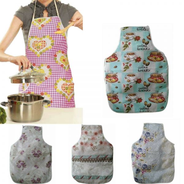 NEW APRON WITH STRAPS CHEFS BUTCHERS KITCHEN COOKING CRAFT BAKING MODERN STYLE