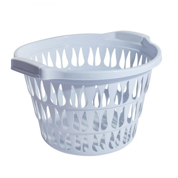 Plastic Laundry Basket Washing Clothes Hamper - Oms Home Store