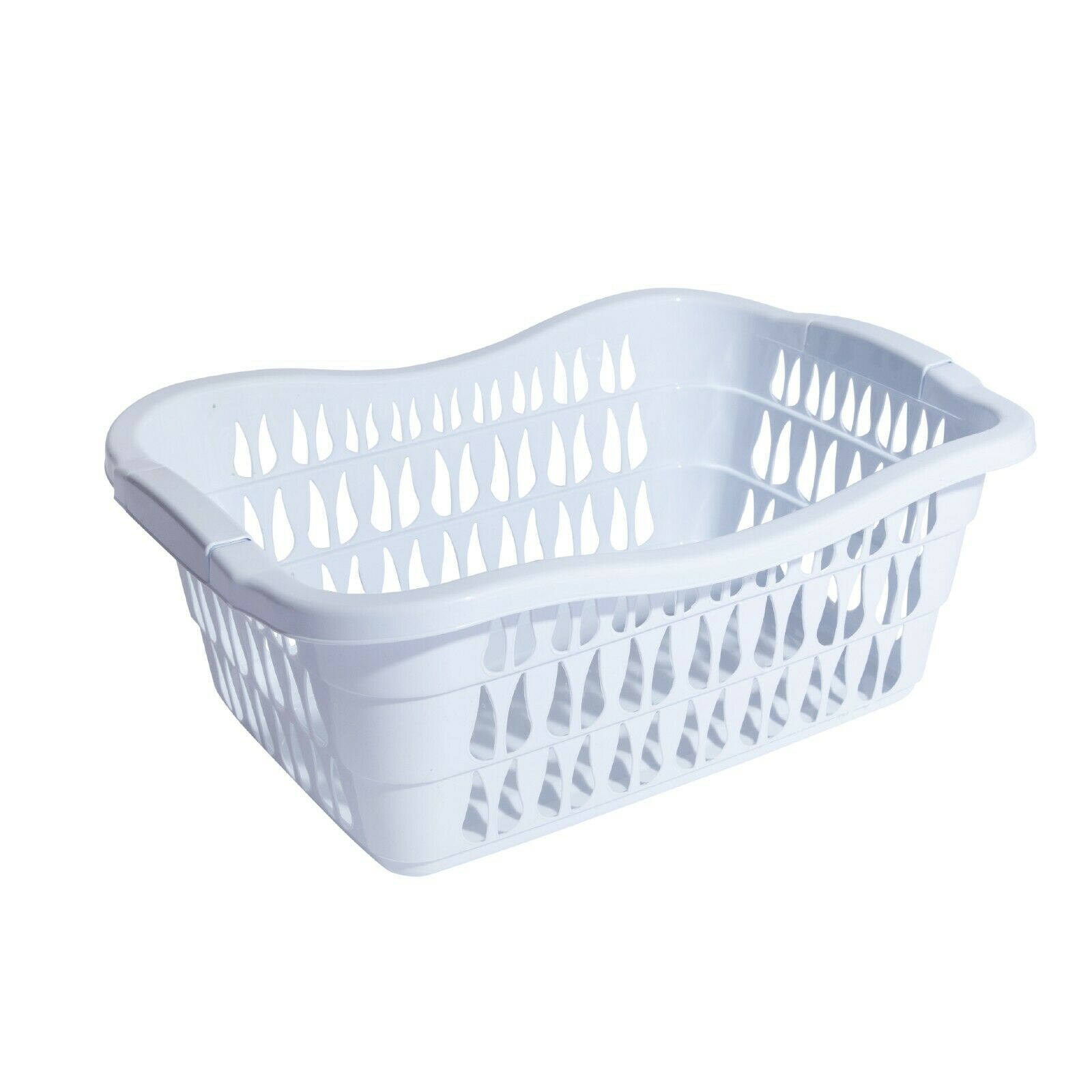 Plastic Laundry Basket Washing Clothes Hamper OMS Home Store
