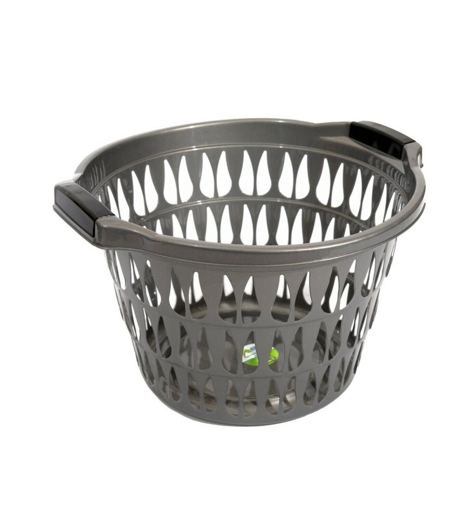 Plastic Laundry Basket Washing Clothes Hamper OMS Home Store