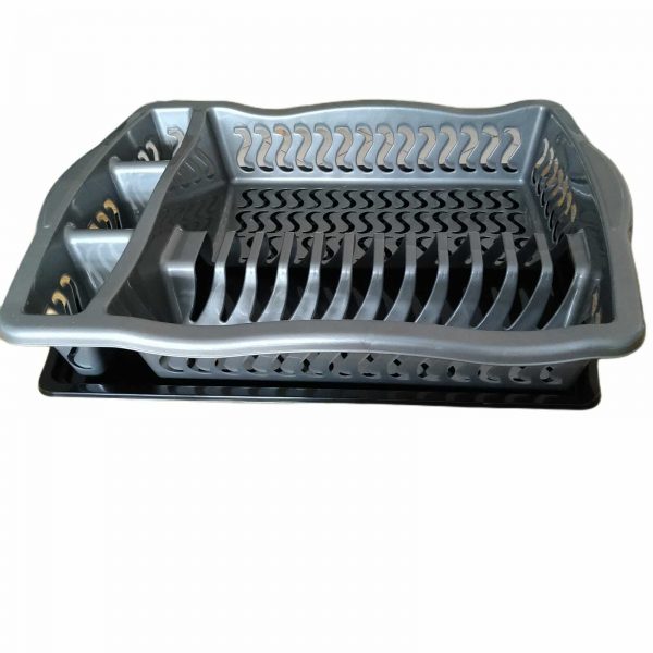 Variation of Plastic Dish Drainer Rack Tray Cutlery Plate Cup Holder Sink Washing Up Bowl  de