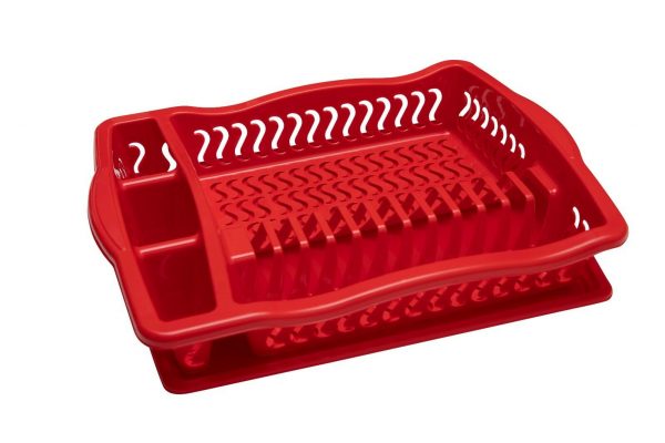 Variation of Plastic Dish Drainer Rack Tray Cutlery Plate Cup Holder Sink Washing Up Bowl  b