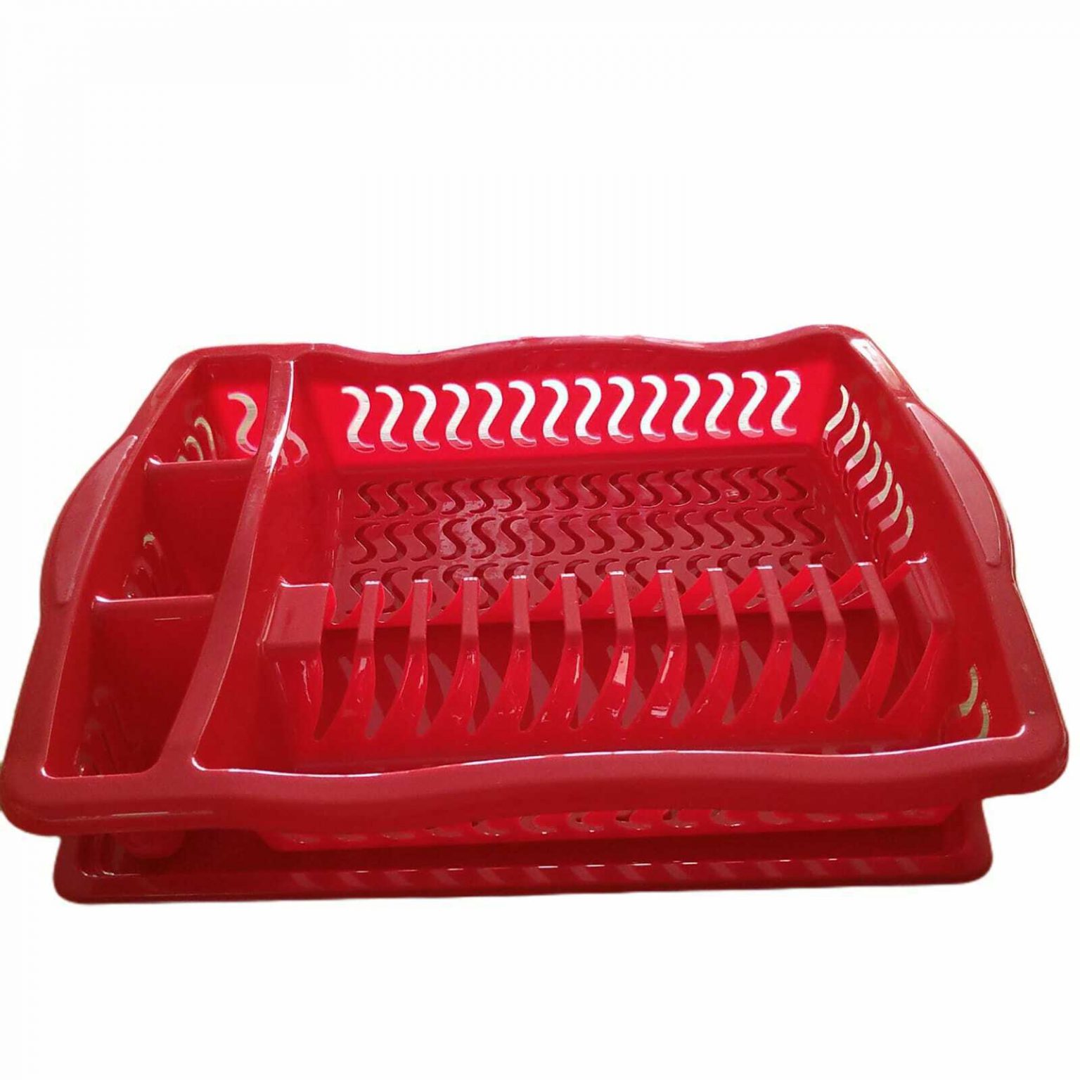 Plastic Dish Drainer Rack Tray Cutlery Plate Cup Holder Sink Washing Up