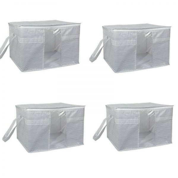 Variation of pcs Clothes Storage Ziped Bags Organizer Wardrobe Underbed Closet Storage Boxes  f