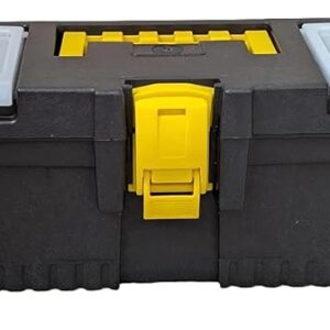 Strong Plastic Toolbox Chest Storage Tool Organiser Tool Box Case with Handle